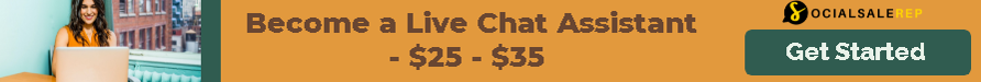 Live Chat Jobs - Social media
