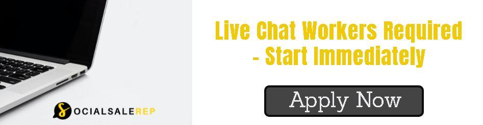 Live Chat Jobs - Social media