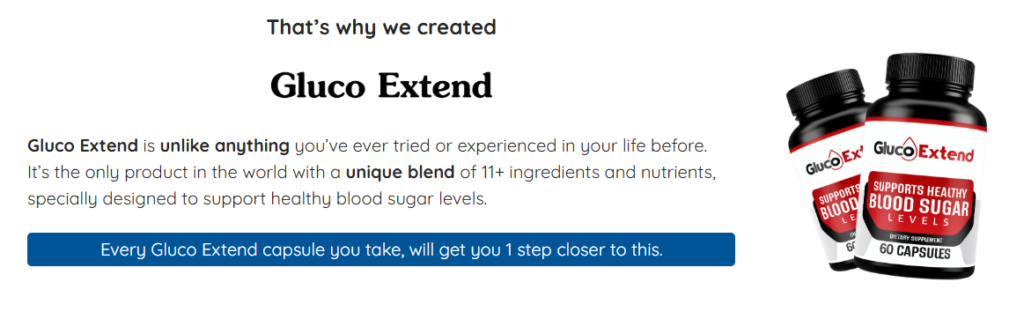 Gluco Extend – Achieve Stable Blood Sugar Levels and Boost Your Energy Naturally