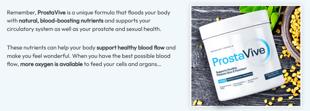  ProstaVive: The Ultimate Solution for Rapid Prostate Health Improvement