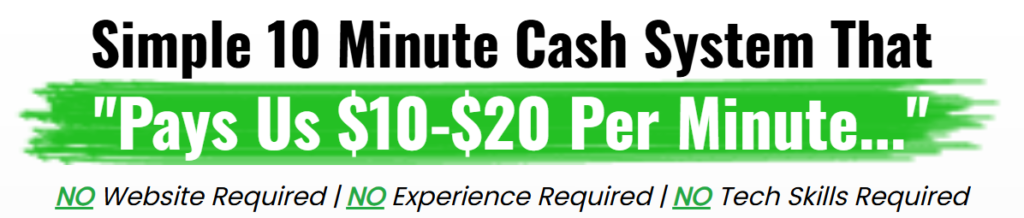 Ewen Chia's 10 Minute Cash System!